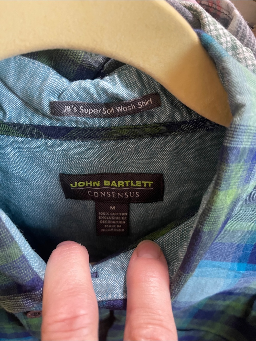 Plaid button down - Picture 3 of 3